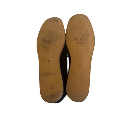 J. Crew Womans Black Suede Loafers Made In Italy Size 10M Elegant & Comfortable - Picture 6 of 8
